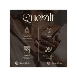 QUERALT Women Brass-Plated Pearl Charm Anklet image 2