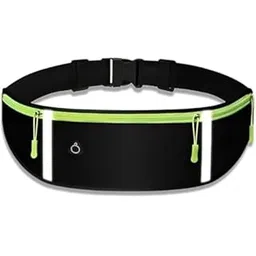 QUERYZEN Slim Running Belt for Women and Men, Waterproof Phone Holder for Reflective 2 & 3-Pocket Waist Pack for Storing Runner’s Essentials Safely, 3 Pocket, (Pcs-1 ; Multicolor).-picture-13