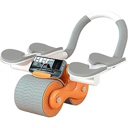 Quick Fit Automatic Rebound Abdominal Wheel Elbow Support,Core Workout Equipment for Ab Exerciser (Orange)-picture-23