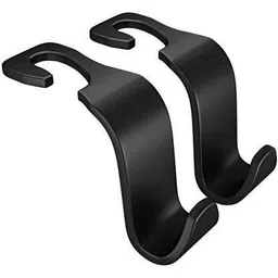 quickshop Car Vehicle Seat Headrest Hook Hanger, Strong Durable Organizer Storage Holder for Grocery Bag, Purse Handbag, Water Bottle Car Storage Bag ( Pack of 2) Car Storage Bag & Bin-picture-22
