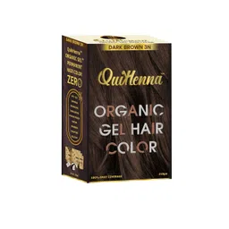 QUIKHENNA Organic Gel PPD Ammonia Free Hair Colour 210gm - Dark Brown 3N-picture-21