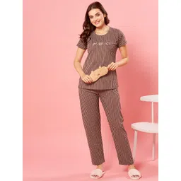 QUIRA Women Striped Night suit-picture-39