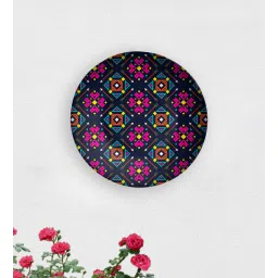 quirk india Blue Rotary Ceramic Decorative Wall Plate-picture-26