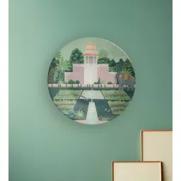 quirk india Fort Multicolour Ceramic Wall Plate-picture-36