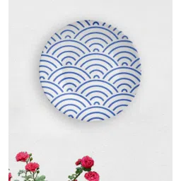 quirk india Multicolour Ceramic Turkish Within The Blues Decorative Wall Plate-picture-12