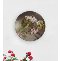quirk india MulticolouredArstistic Flower Stroke Decorative Ceramic Wall Plate-picture-38
