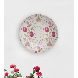quirk india MulticolouredAura of Floral Dash Decorative Ceramic Wall Plate-picture-13