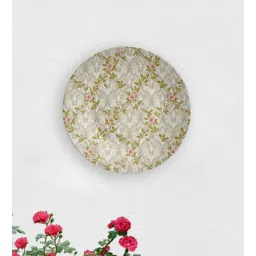 quirk india MulticolouredCrossover of Floral Rush Decorative Ceramic Wall Plate-picture-40
