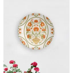 quirk india MulticolouredPot of Life Decorative Ceramic Wall Plate-picture-10