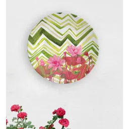 quirk india MulticolouredRise of Bohemien Floral Decorative Ceramic Wall Plate-picture-12