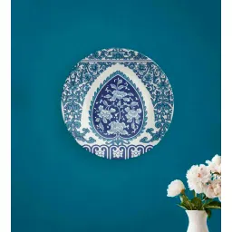 quirk india Pottery Multicolour Ceramic Wall Plate-picture-40