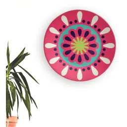 quirk india Red Star Delight Decorative Wall Plate-picture-18