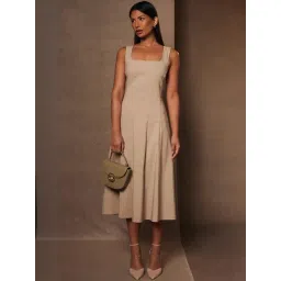 Quiz Beige Regular Fit Dress-picture-41