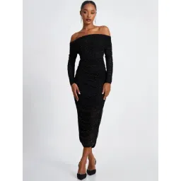 Quiz Black Embellished Dress-picture-37