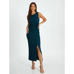 Quiz Green Solid Bodycon Dress-picture-15