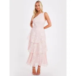 Quiz Pale Pink Regular Fit Dress-picture-23