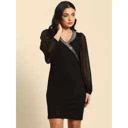 Qurvii Black Casual Dress-picture-29