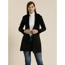 Qurvii Black Fleece Coat-picture-32