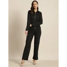 Qurvii Black Hoodie With Pants-picture-40