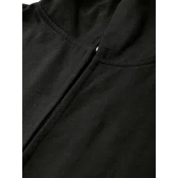 Qurvii Black Plain Jacket image 5