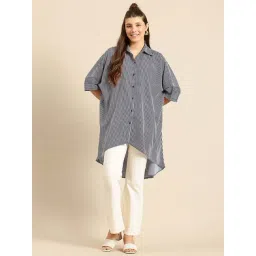 Qurvii Black Striped Tunic-picture-45