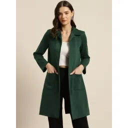 Qurvii Green Fleece Coat-picture-43