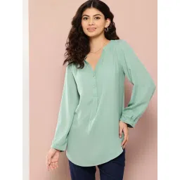 Qurvii Green Regular Fit Shirt-picture-14