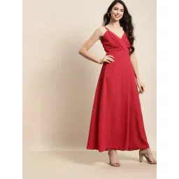 Qurvii Magenta Maxi Dress-picture-42