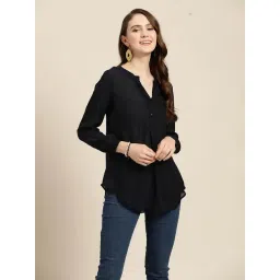 Qurvii Navy Regular Fit Shirt-picture-18