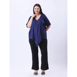 Qurvii Navy Regular Fit Shirt-picture-23