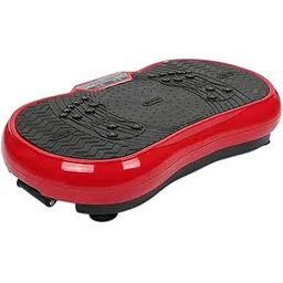 R A Products Power Vibration Plate Exercise Massager Fitness Slimming Full Body Shaper Weight Loss Machine with Running, Jogging & Walk Mode, Red-picture-26