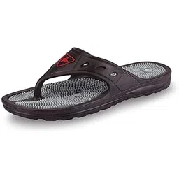 r a products Ramdev Acupressure Unistar Unisex Slippers - GH-01, Brown (9)-picture-54