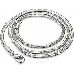 r art Anti-Tarnish Flat Snake Chainwith Lobster Clasp | Stainless Steel Herringbone Choker Chain Layering Necklace | Gifts for Women and Boys & Girls-picture-56