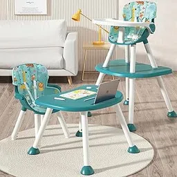 R for Rabbit Cherry Berry Safari Baby High Chair, 3 in 1 Convertible High Chair Cum Booster Seat, Baby Feeding Chair, Study Table for Toddlers from 6 Months to 7 Years (Lake Blue)-picture-19