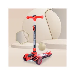 R for Rabbit Road Runner Racer 3 Wheel Kids Scooter - Red Black-picture-10