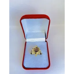 R G MART Unisex Asthadhatu Kachua Shriyantra Rudraksha Para Finger Ring-picture-17