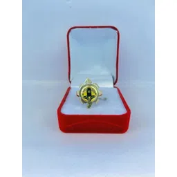 R G MART Unisex Gold-Plated Ashatdhatu Kachua Shivling Finger Ring-picture-12