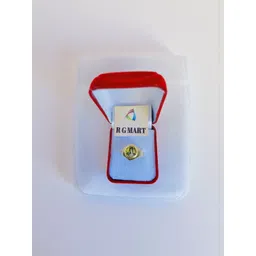 R G MART Unisex Gold-Plated Ashtadhatu Shivling Shank Yantra Star Circle Finger Ring-picture-15