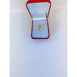 R G MART Unisex Gold-Plated Brass Ashtadhatu Trishakti Star Finger Ring-picture-20