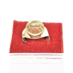 R G MART Unisex Gold-Plated Brass Finger Ring-picture-34