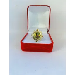 R G MART Unisex Kachua Shivling Rudrani Para Gold-Plated Brass Finger Ring-picture-19