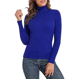 r lon Ron Ribbed Sweatshirt Winter Wear streachble Highneck/Full Sleeves Tops for Women and Girls-picture-34