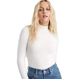 r lon RZLECORT Ribbed Turtle Neck Sweatshirt Casual Wear/Full Sleeves Tops for Women and Girls-picture-51