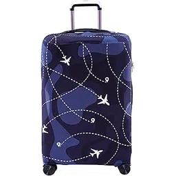 r radiant bag Polyester Trolley Printed Cover Luggage Bag | Trolley Bags Cover| Suitcase | Travel | Protector | Printed | Washable| Anti-Scratch for Hard Luggage (Only Cover) (Small-20 inch)-picture-45
