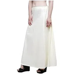 r. s. traders Women's Cotton Plain Solid Indian Saree Petticoat (Free Size, 2 MTR)-picture-52