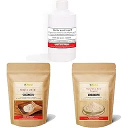 R-Tree Hyaluronic Acid Powder 10gm, Kojic Acid Powder 25gm & Lactic Acid Liquid 100gm 3-in-1 Combo –Active Ingredients | 100% Pure Cosmetic Grade Actives | Hydrating, Brightening & Exfoliating Skincare Ingredients – 3 Items-image-35