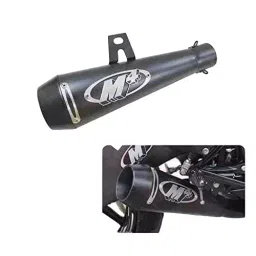 RA Accessories Black M4 with Mesh Silencer Exhaust for Harley Davidson Street Bob-picture-19