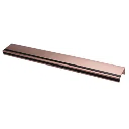 RAB 14 inch Aluminum Rose Gold &a; Black Wardrobe Pull Handle, P02 (Pack of 4)-picture-10