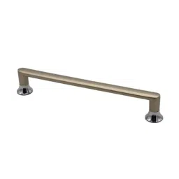 RAB 96mm Zinc Satin &a; Chrome Finish Drawer Pull Handle, 702-picture-10