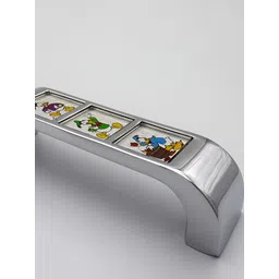 Rab Grey & White Textured Glossy Finish Door Handle-picture-51